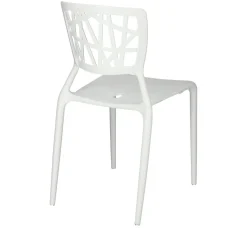 Krzesło Bush inspirowane Viento Chair białe