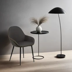 Krzesło Candis Dove Grey PU tapicerowane