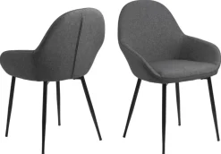 Krzesło Candis Sawana Grey tapicerowane