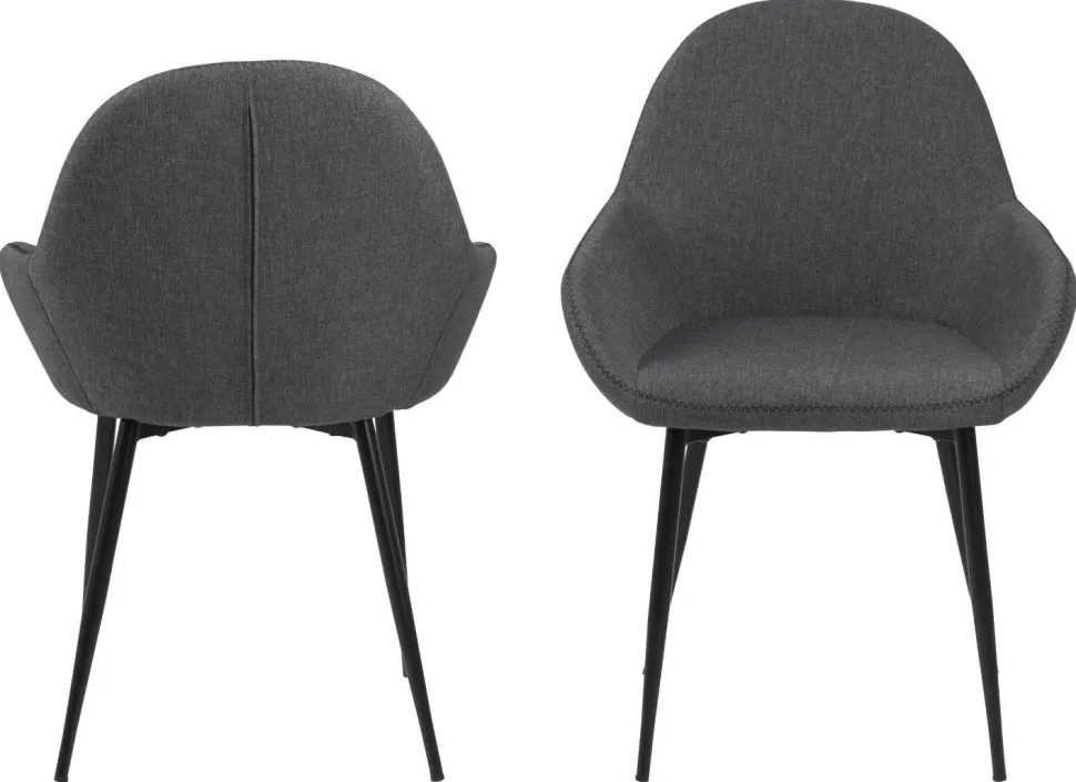 Krzesło Candis Sawana Grey tapicerowane