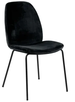 Krzesło Carmen VIC Black tapicerowane