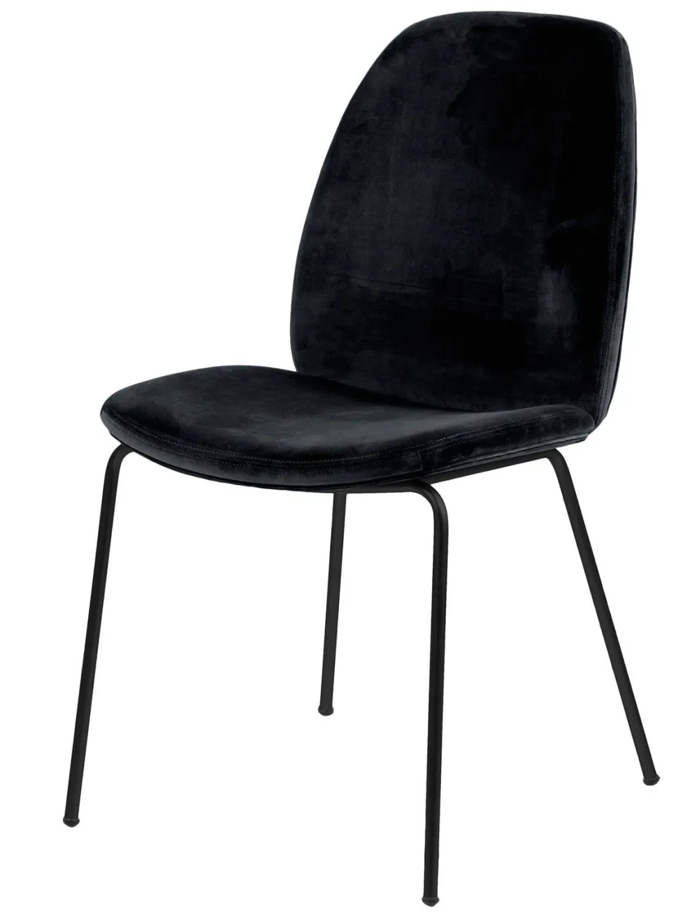 Krzesło Carmen VIC Black tapicerowane