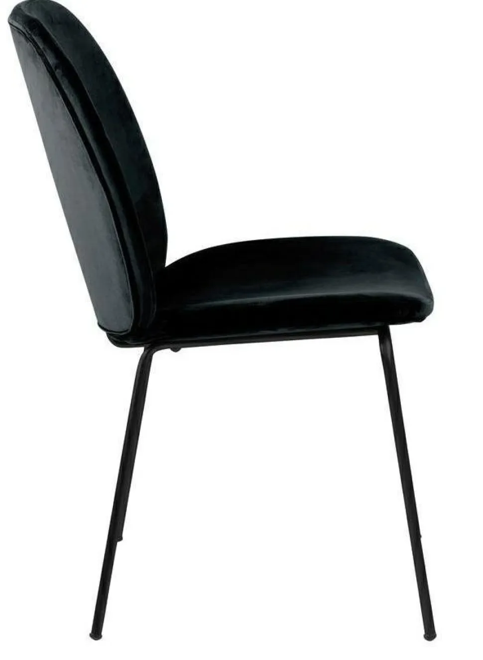 Krzesło Carmen VIC Black tapicerowane
