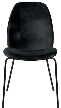Krzesło Carmen VIC Black tapicerowane
