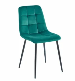 Krzesło Caro Velvet zielone