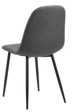 Krzesło Celia szare ciemne/ czarne