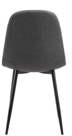 Krzesło Celia szare ciemne/ czarne
