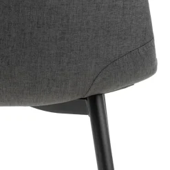 Krzesło Celia szare ciemne/ czarne