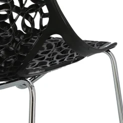 Krzesło Cepelia inspirowane projektem Caprice czarne