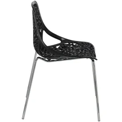 Krzesło Cepelia inspirowane projektem Caprice czarne