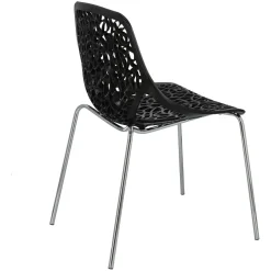 Krzesło Cepelia inspirowane projektem Caprice czarne