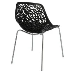 Krzesło Cepelia inspirowane projektem Caprice czarne