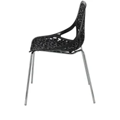 Krzesło Cepelia inspirowane projektem Caprice czarne