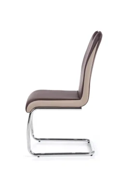 Krzesło Champagne brązowe PU