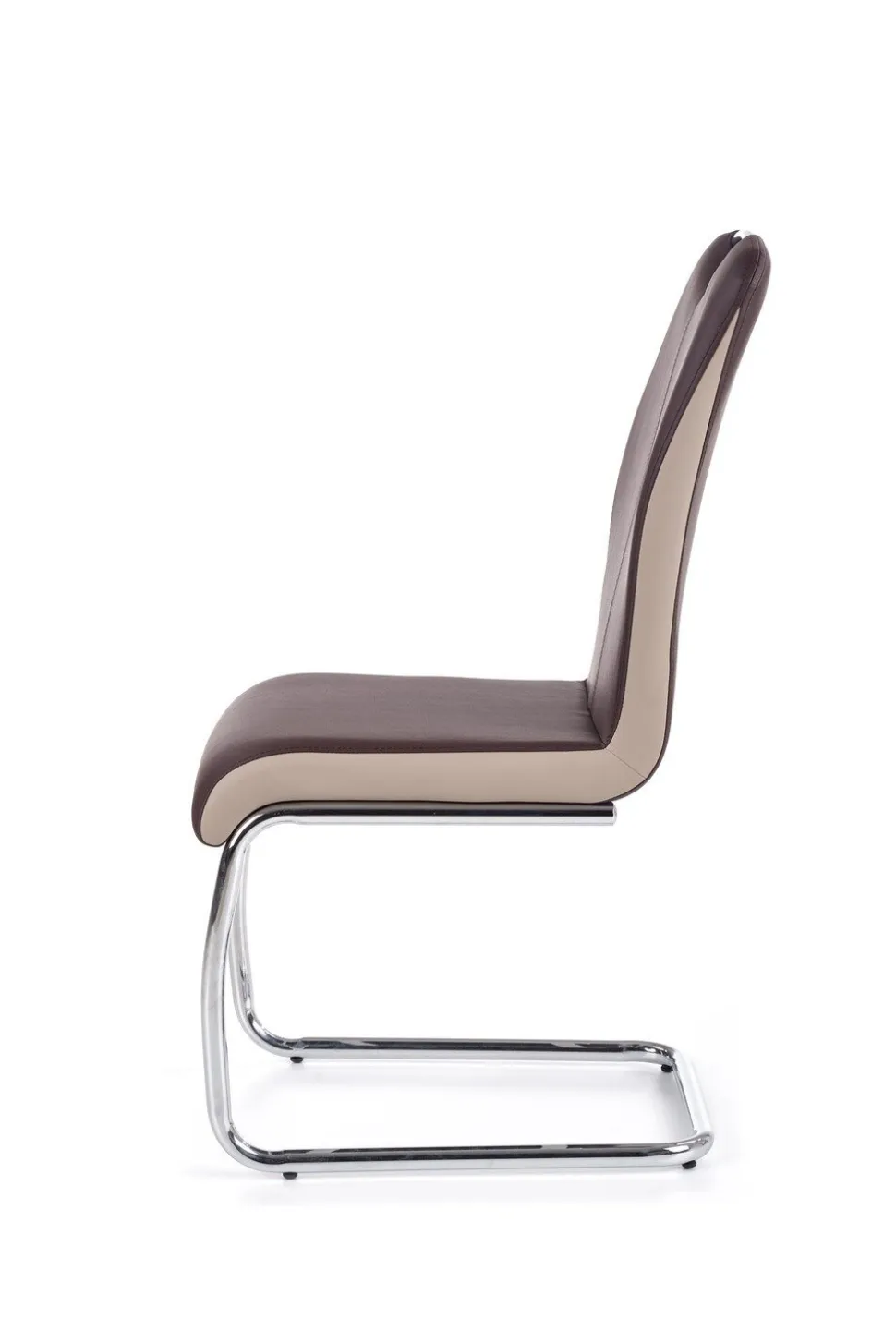 Krzesło Champagne brązowe PU