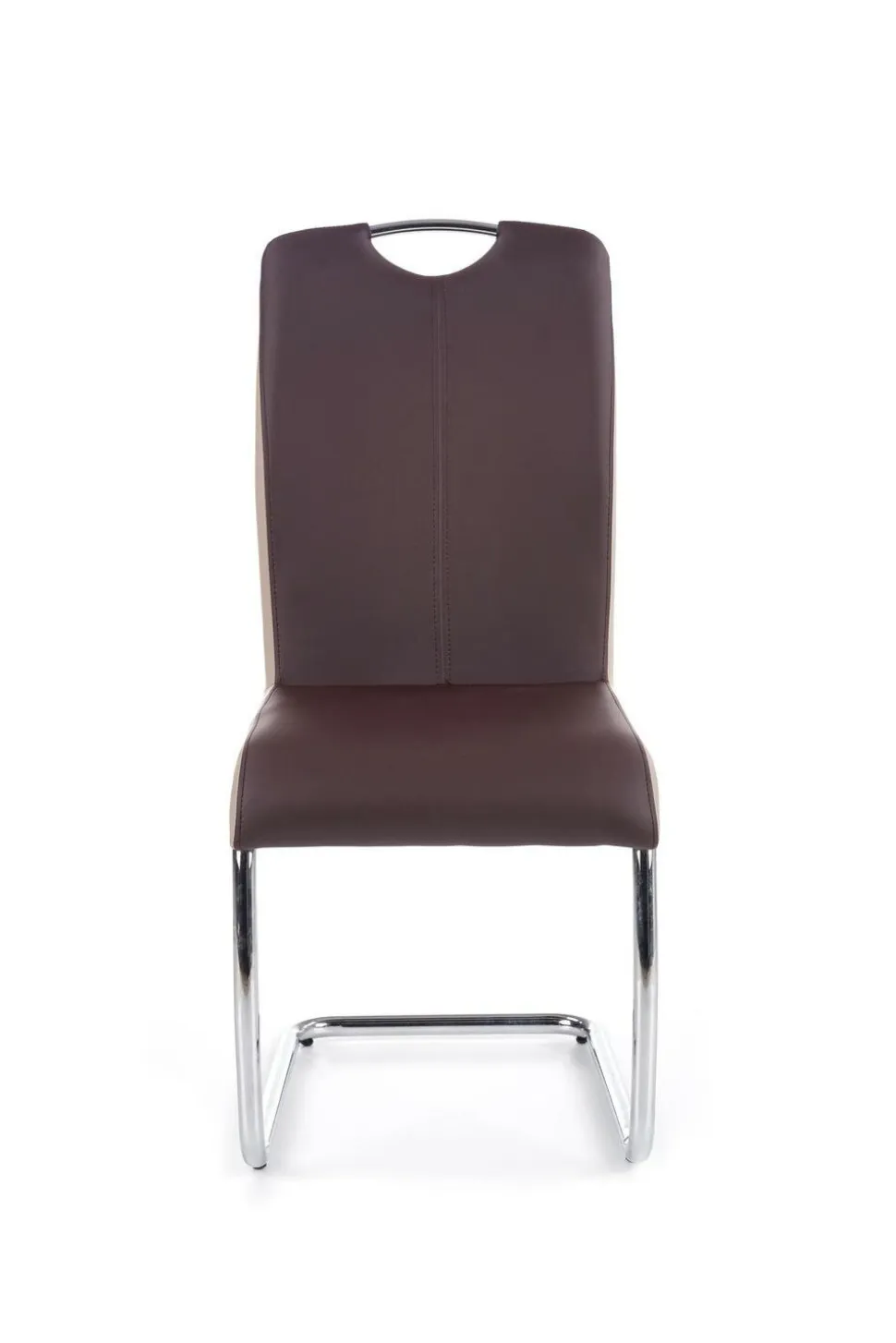 Krzesło Champagne brązowe PU