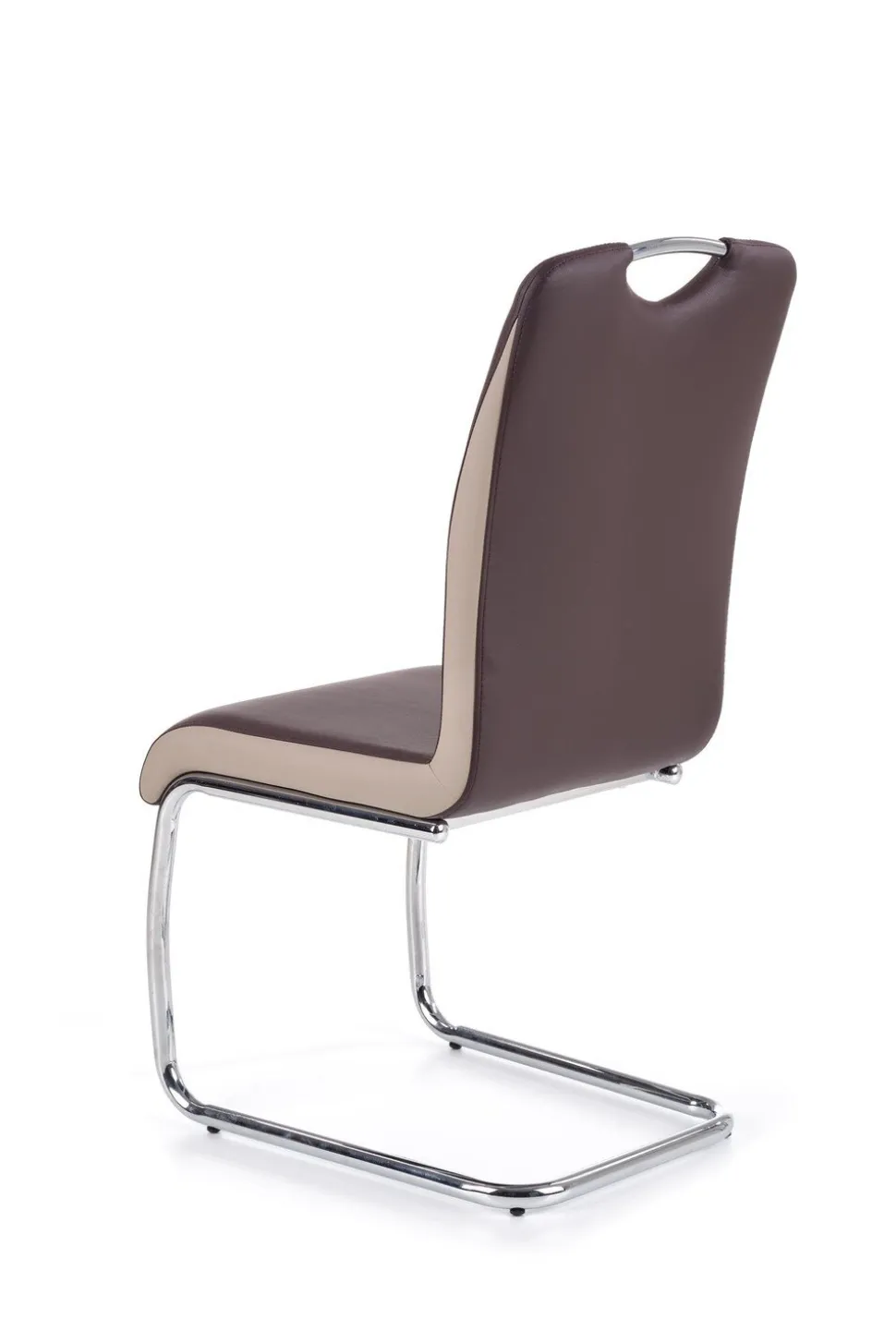 Krzesło Champagne brązowe PU