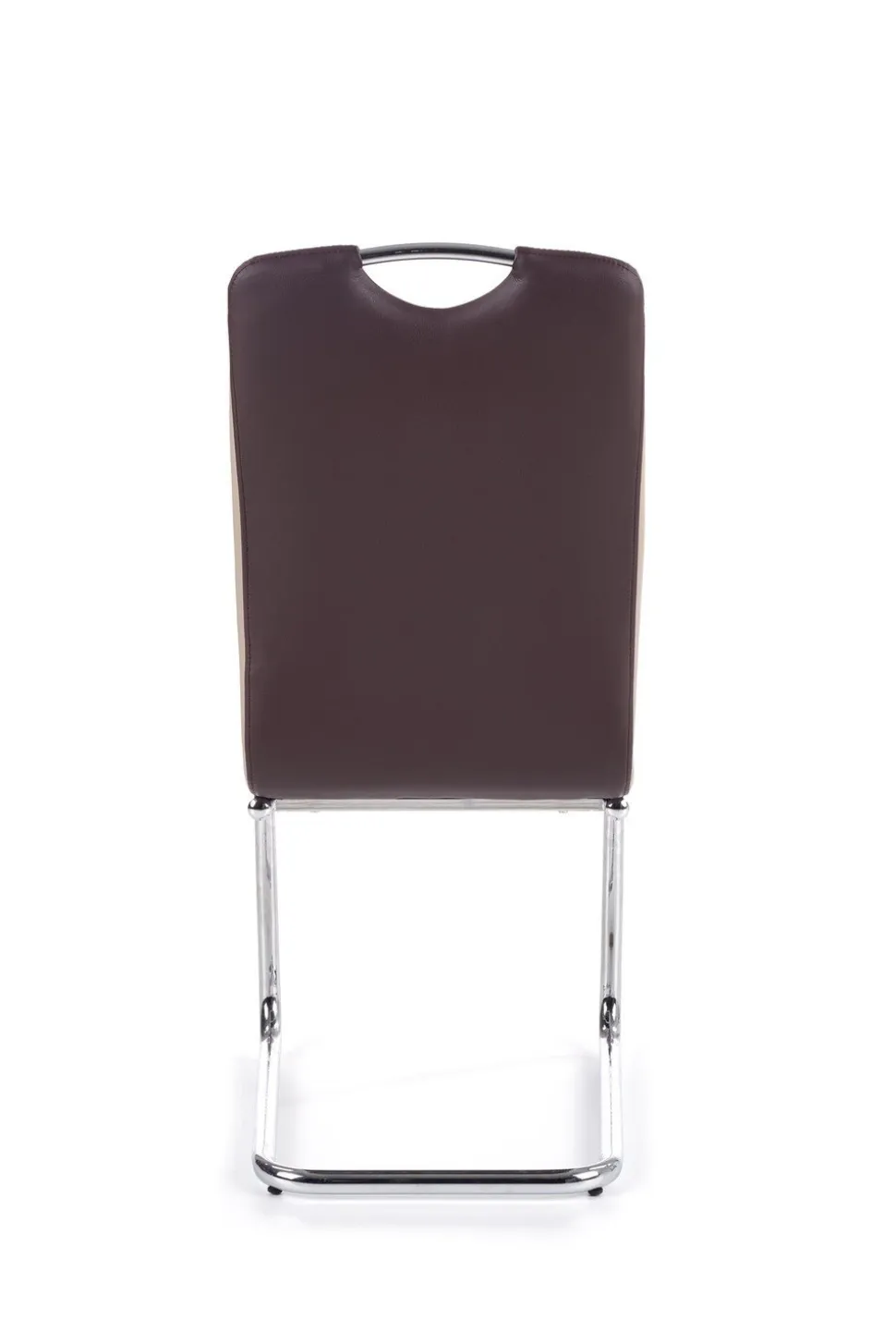 Krzesło Champagne brązowe PU