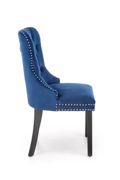 Krzesło Charlotte granatowe/czarne