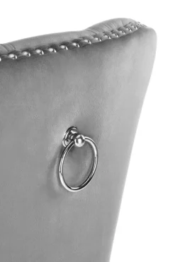 Krzesło Charlotte szare/czarne