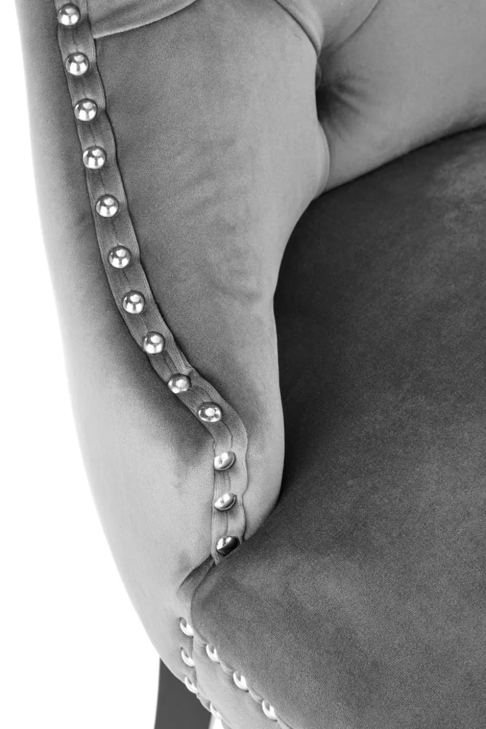 Krzesło Charlotte szare/czarne