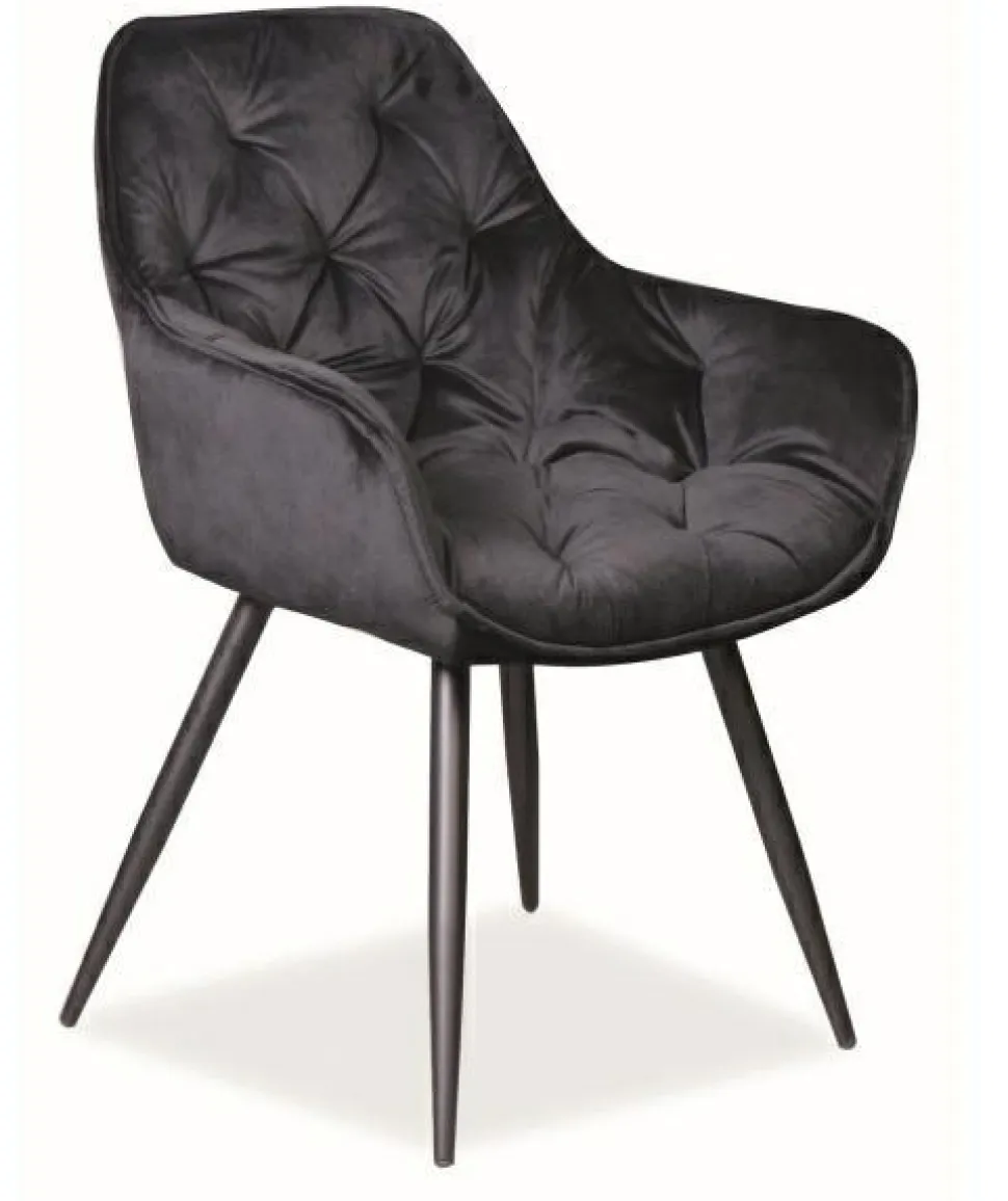 Krzesło Cheer Velvet - czarny Bluvel 19