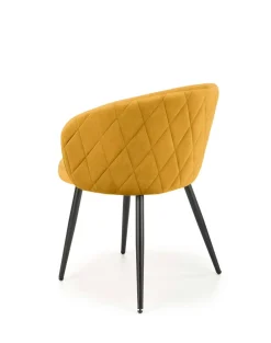 Krzesło Claude musztardowe