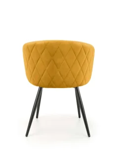 Krzesło Claude musztardowe