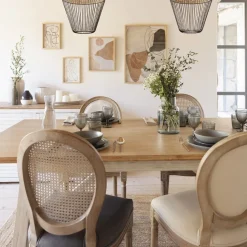 Krzesło Cleon beżowe/bielone