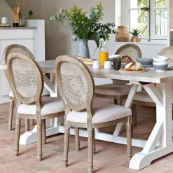 Krzesło Cleon rattan beżowe