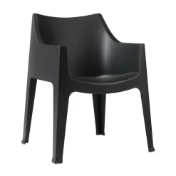 Krzesło Coccolona antracyt z tworzywa