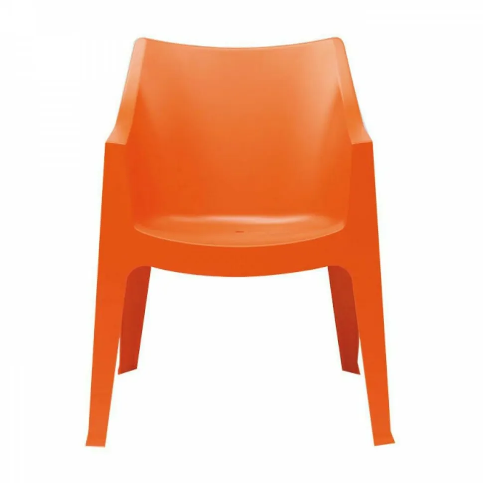 Krzesło Coccolona pomarańczowe