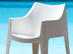 Krzesło Coccolona pomarańczowe