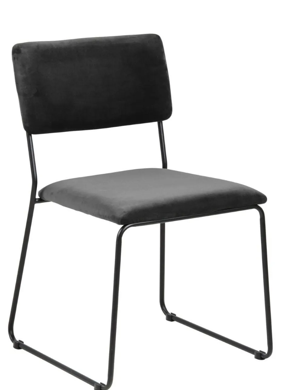 Krzesło Cornelia VIC Dark grey tapicerowane