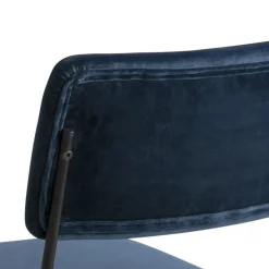 Krzesło Cornelia VIC Navy Blue tapicerowane