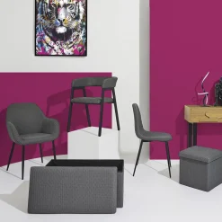 Krzesło Craft szare