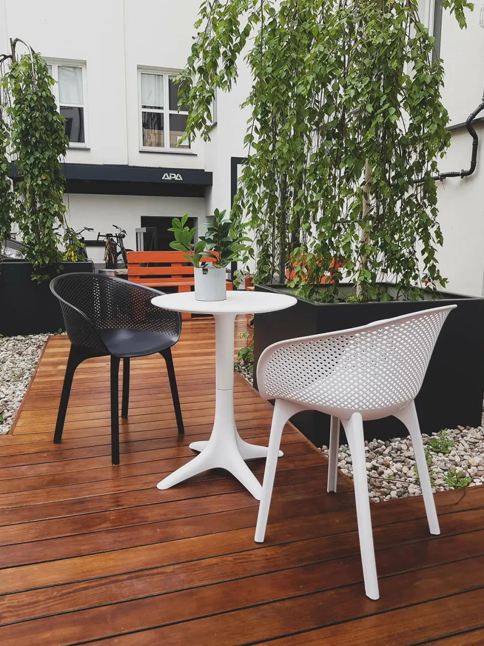 Krzesło Dacun białe