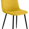 Krzesło Delmy żółte