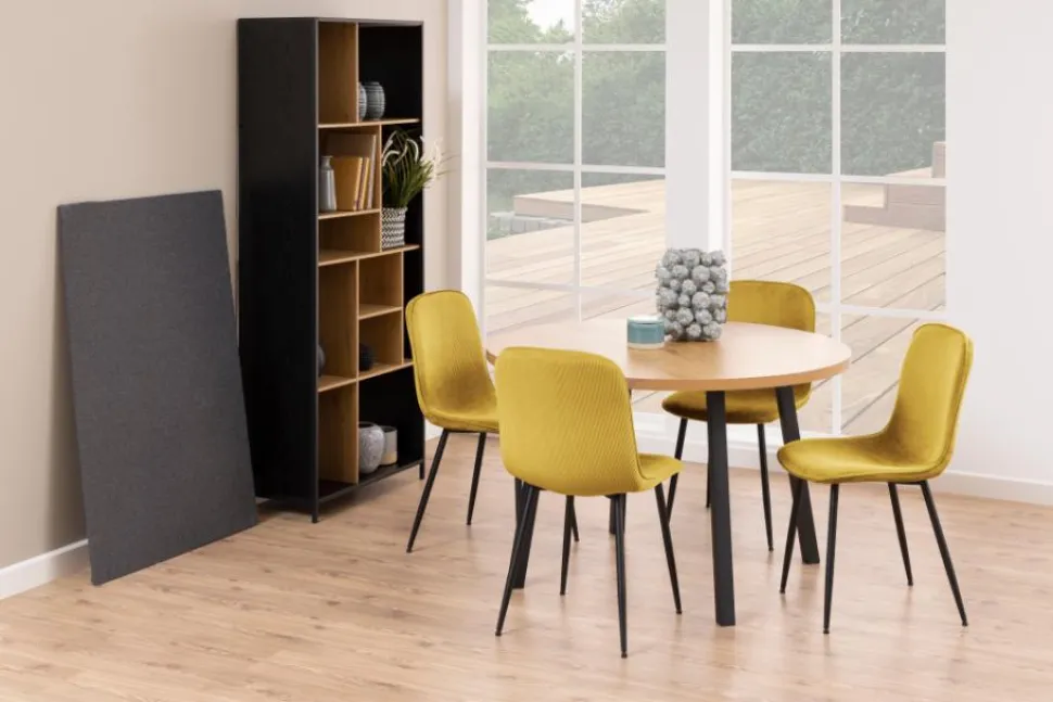 Krzesło Delmy żółte