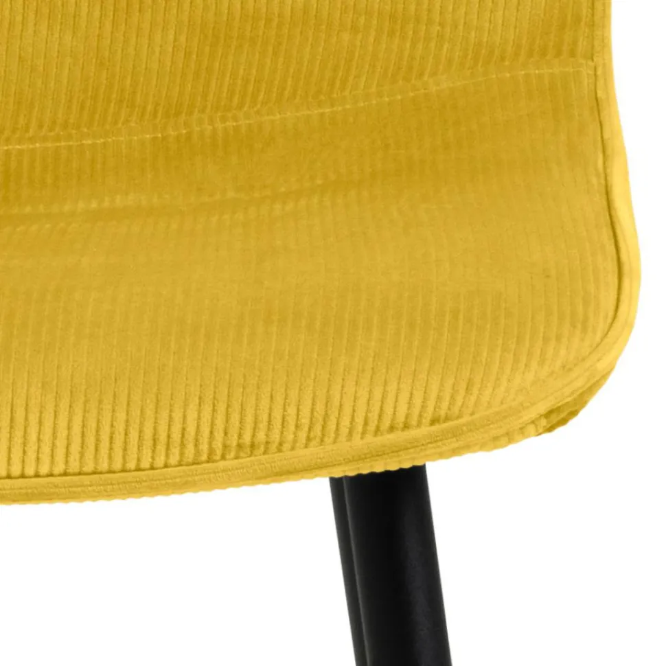 Krzesło Delmy żółte
