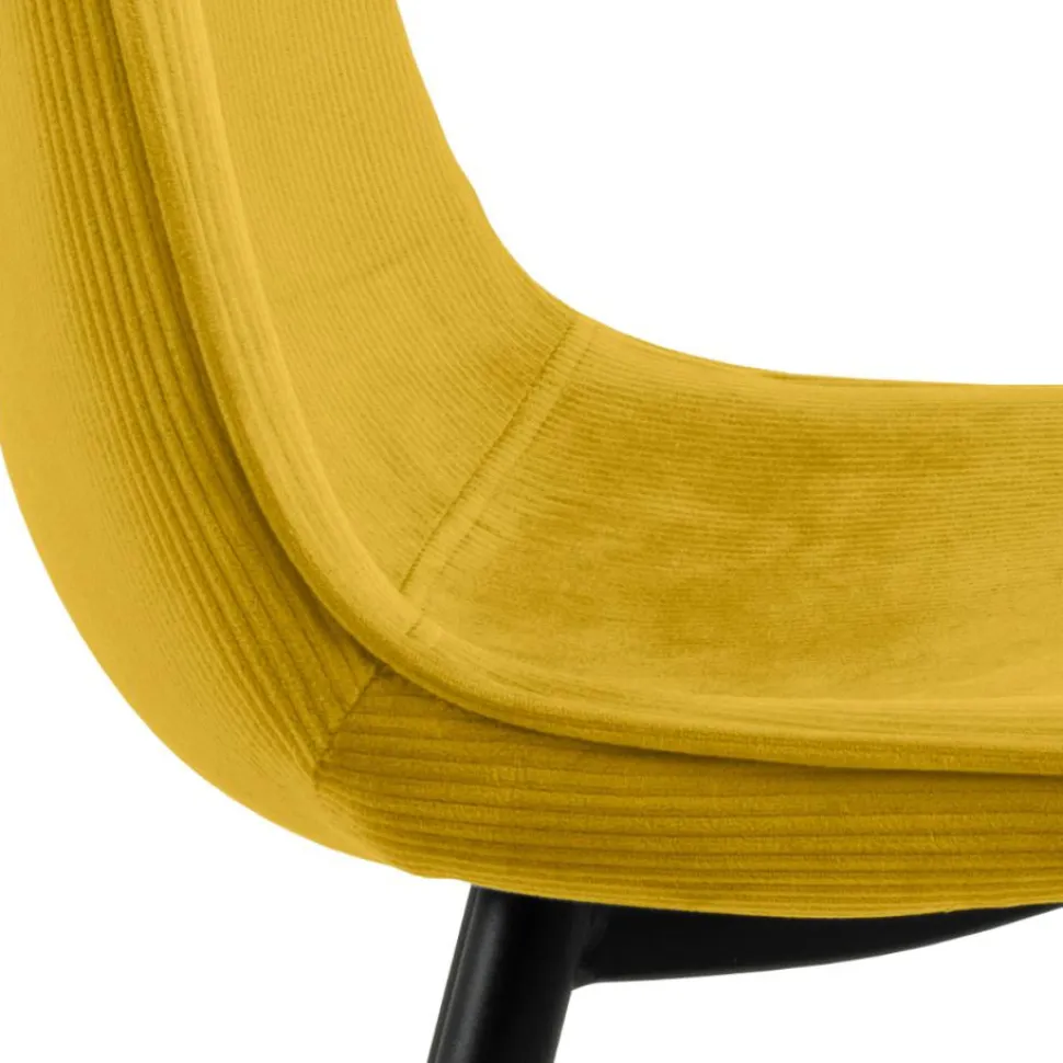 Krzesło Delmy żółte