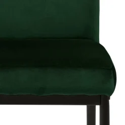 Krzesło Demi dark green tapicerowane