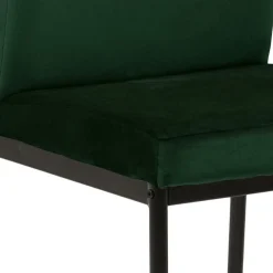 Krzesło Demi dark green tapicerowane