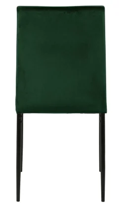 Krzesło Demi dark green tapicerowane