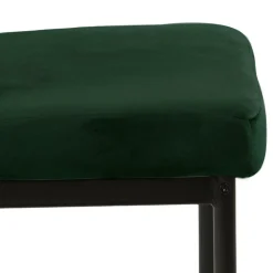 Krzesło Demi dark green tapicerowane