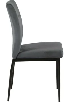 Krzesło Demi dark grey tapicerowane