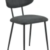 Krzesło Denise szary ciemny