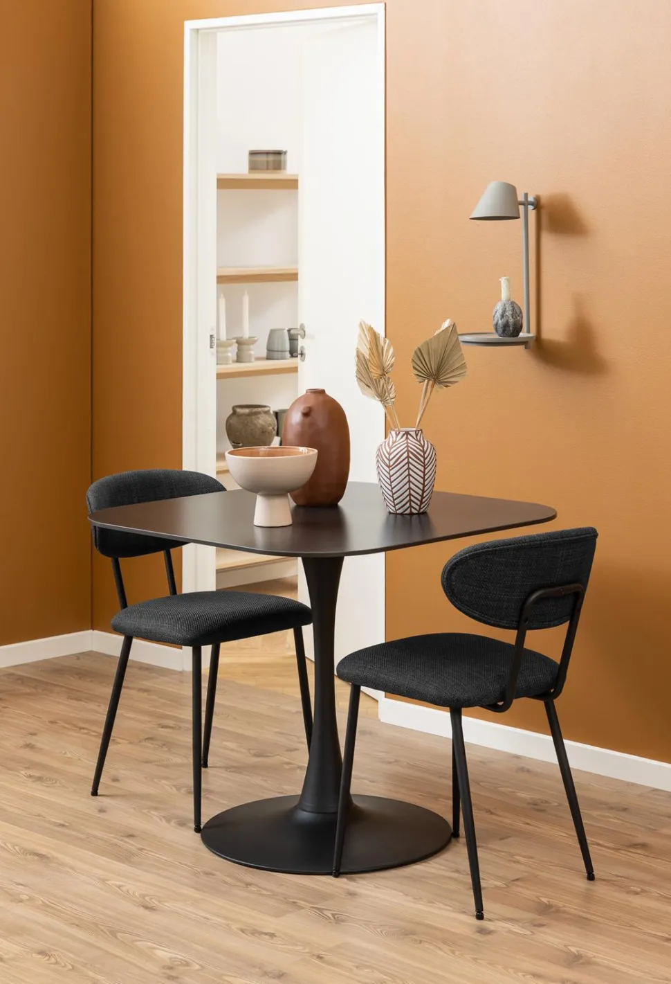 Krzesło Denise szary ciemny