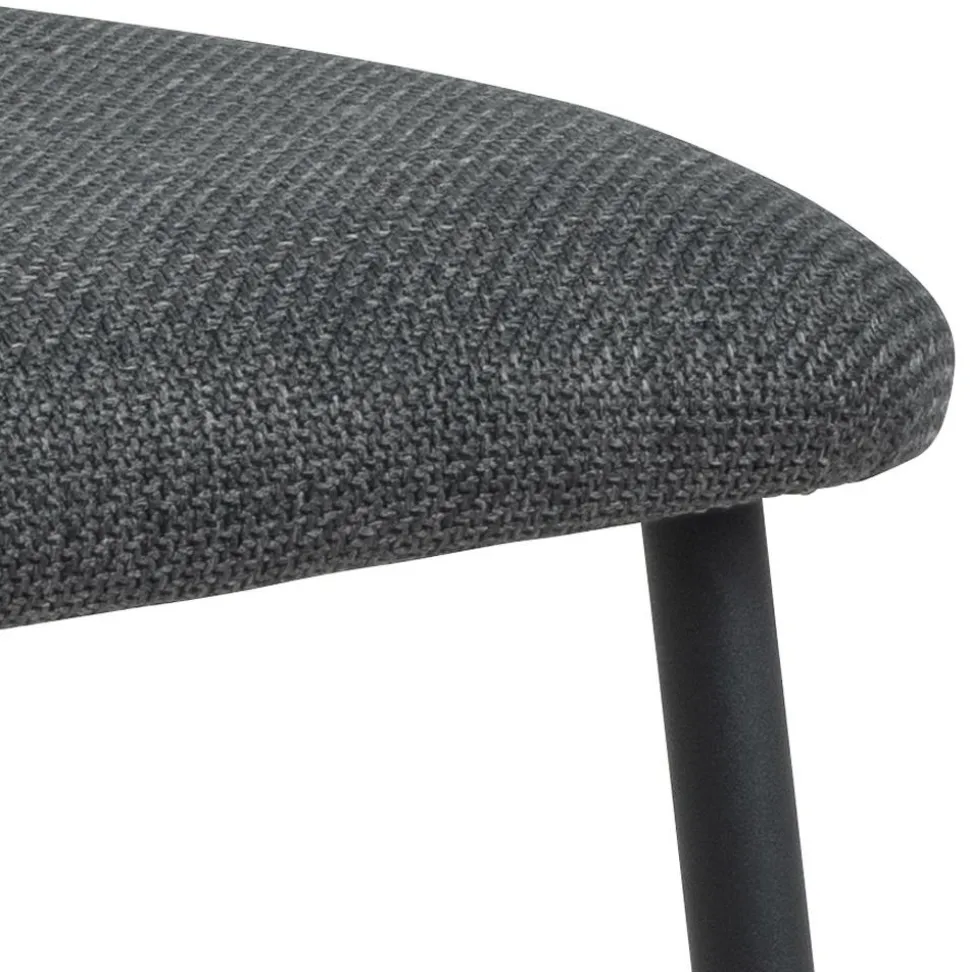 Krzesło Denise szary ciemny