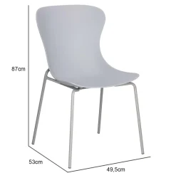 Krzesło Diapo szare